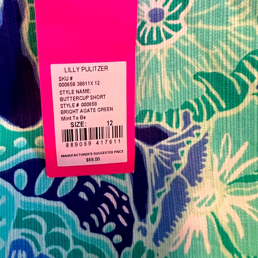 Lilly Pulitzer Shorts NWT size 12